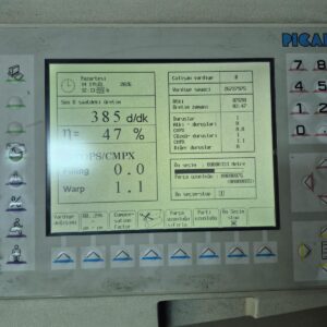 10 adet Picanol Gammax 190 cm, Staubli CX870 / 2688 Çengel JC5 Kontrol Üniteli Jakarlı - Görsel 8