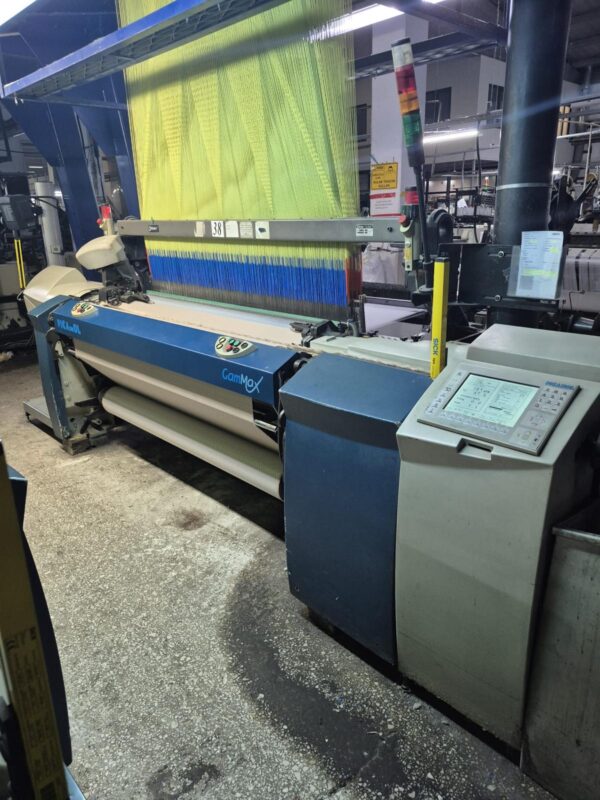 10 adet Picanol Gammax 190 cm, Staubli CX870 / 2688 Çengel JC5 Kontrol Üniteli Jakarlı 2