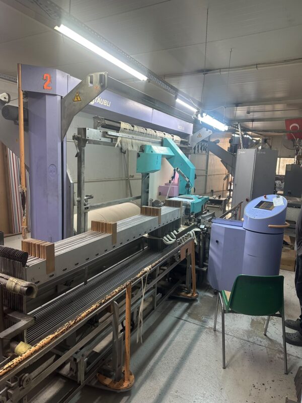 Staubli Delta 110 2004 Model 230 cm Eninde Çift Sehpalı Otomatik Tahar Makinası 5